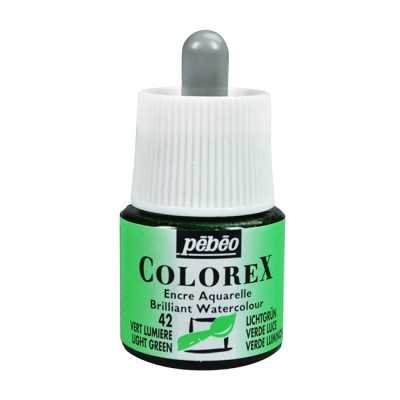 Tinta acuarela Colorex Verde luminoso x45 ml Pebeo