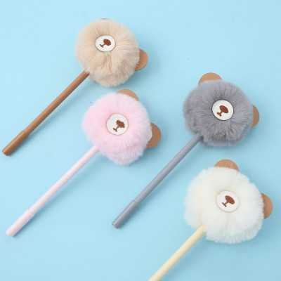 Boligrafo oso pompon III Wero