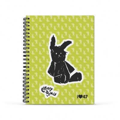 Cuaderno con espiral A4 tapa dura 47 Street I x96 hojas rayado Mooving