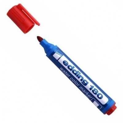 Marcador al agua Art 180 ROJO punta redonda Edding