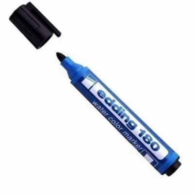 Marcador al agua Art 180 NEGRO punta redonda Edding