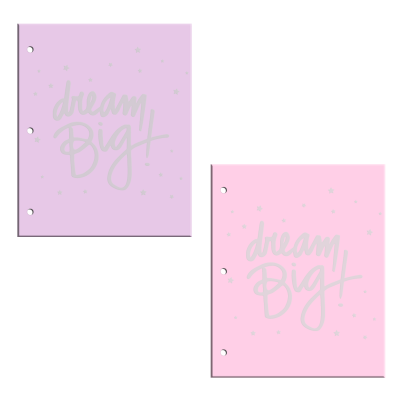 Carpeta Nº 3 dos tapas Pastel vinílico cartone Onix