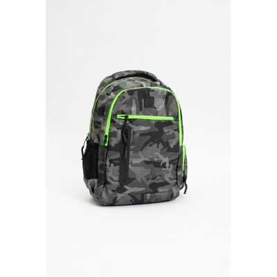 Mochila espalda Stay Alert 44x30x16 cm gris camouflage FW