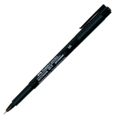 Marcador permanente Multimark 421-S NEGRO extra fino Faber Castell