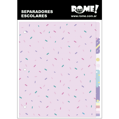 Separadores Nº3 eco-friendly Lolipop 6 posiciones Rome