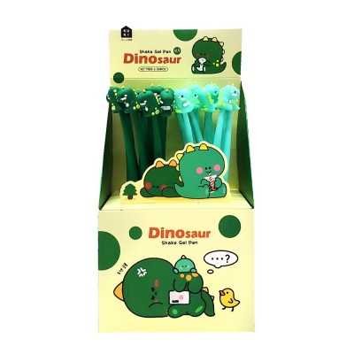 Bolígrafo gel Dino flexible x unidad
