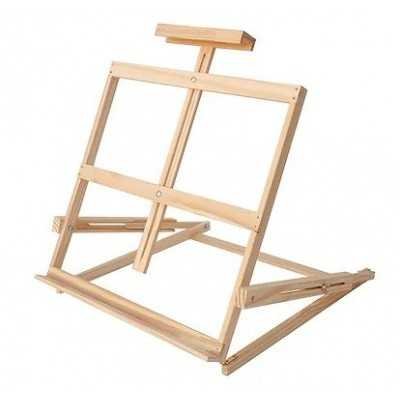 Atril de pintor vertical de mesa pino sin lustrar (grande) Fime