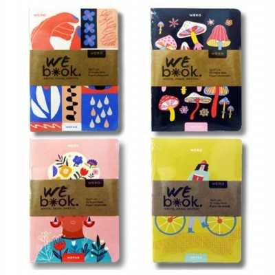 Libreta 12x17 cm We~book 3157 x32 hojas lisas Wero