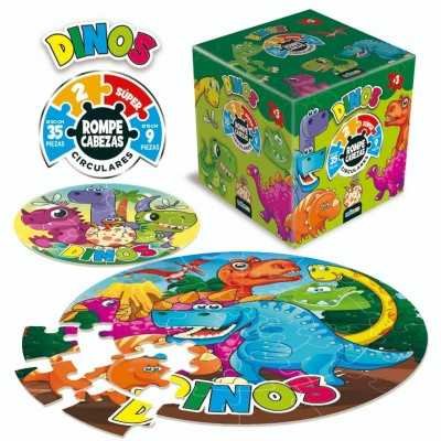 Rompecabezas circular Dino x44 piezas Uniesco