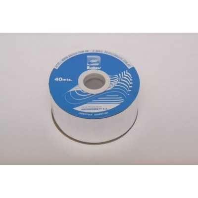 Cinta metal Plateado 40 mm x40 mtrs Ballou