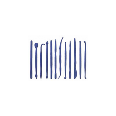 Set de estecas plasticas x 12 unidades Creativa