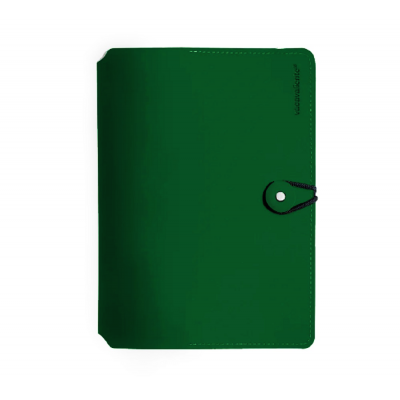 Cuaderno Madison Button A5 verde amazonia rayado Vacavaliente