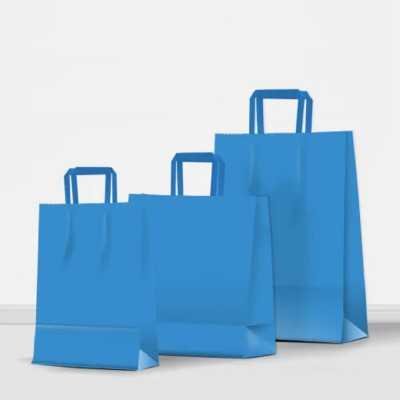 Bolsa regalo acuario Azul 31x11x33cm Premium Pack