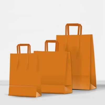 Bolsa regalo acuario Naranja 14x8x20cm Premium Pack