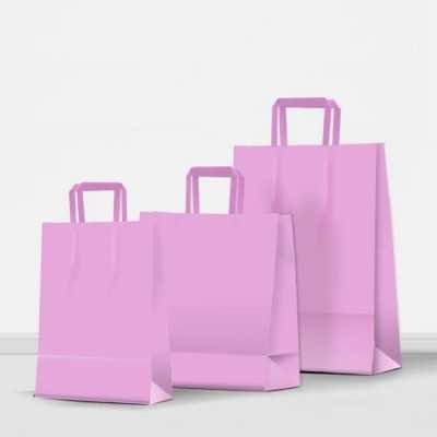 Bolsa regalo acuario pastel pink 14x08x20 cm Premium Pack