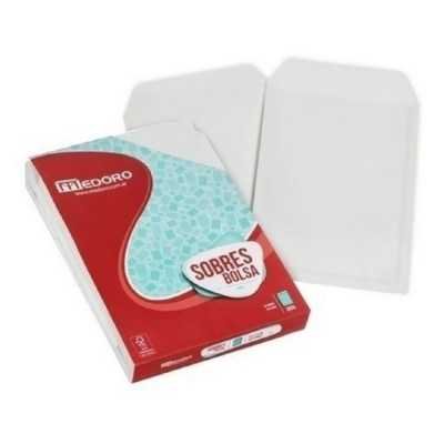 Sobre bolsa blanco 16,2x22,9 cm 80 grs x100 unidades Medoro