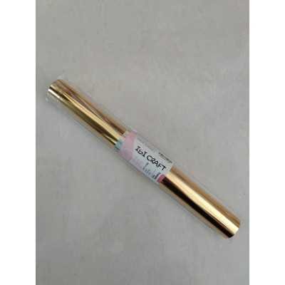 Foil reactivo tóner 0.32 x 5 metros Oro Ibicraft