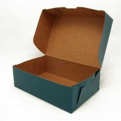 Caja oficio 12 cm tapa volcada color Fibracap Rojo