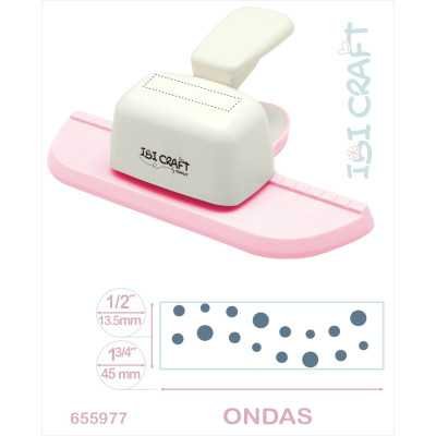 Perforadora artística De Guardas Jumbo Ondas Ibicraft