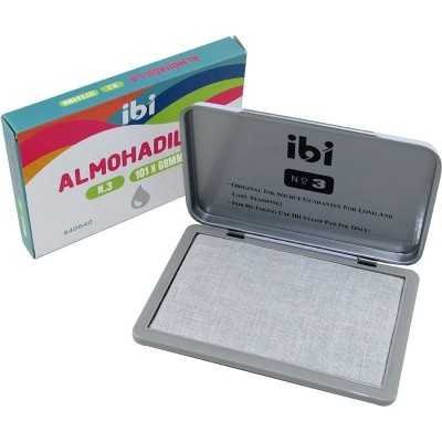 Almohadilla para sellos metálica N°3 sin tinta 101x68 mm Ibi