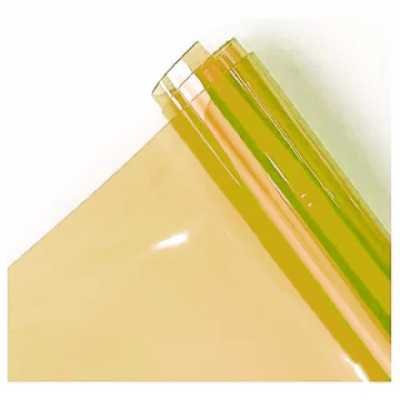 Hojas símil acetato color Amarillo 50x70 cm 200 micrones Self