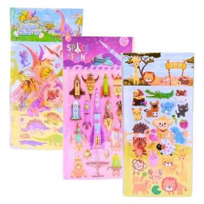 Stickers 18x10 cm con relieve Colours