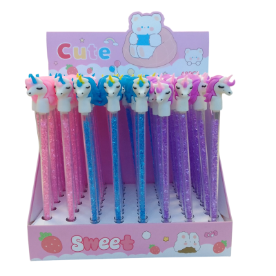 Lapiz infinito Unicornio con mostacillas x unidad Colours