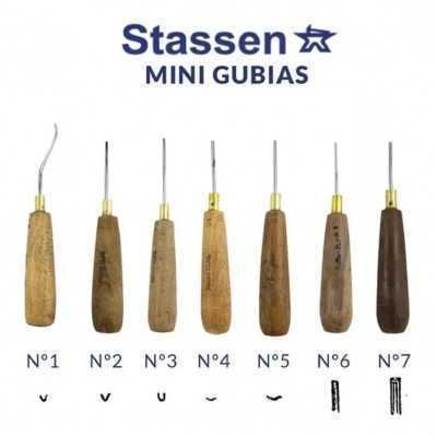 Gubia Mini nº3 en U Perfil Curvo Stassen