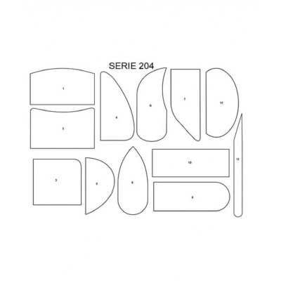 Lama de Acero Flexible Lisa para Ceramistas (06) Stassen