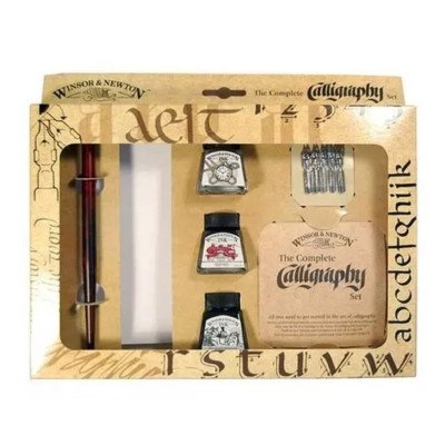 Set tintas de dibujo Calligraphy completo en cartón Winsor & Newton