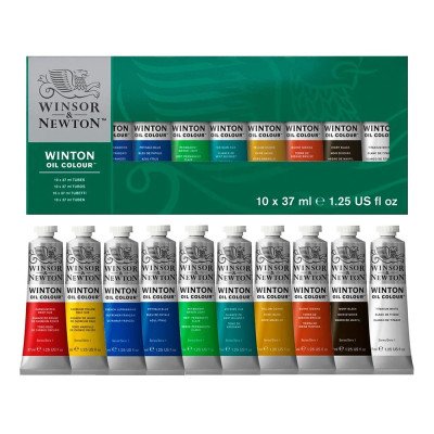 Set de óleos Winton x10 colores en pomos de 37 ml  Winsor & Newton