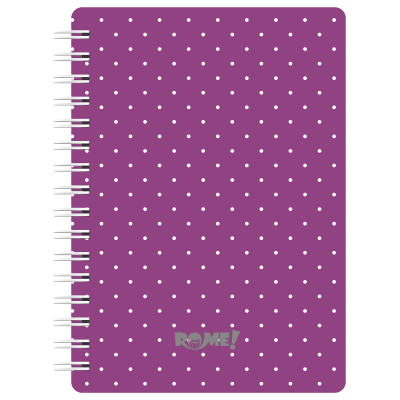 Cuaderno con espiral A5 mosaico tapa dura x80 hojas rayado Rome