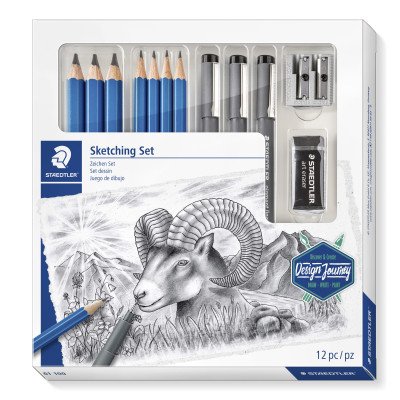Set Sketching para dibujo Design Journey x12 piezas Staedtler