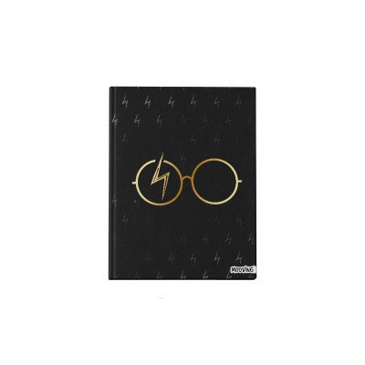 Cuaderno 16x21 cm tapa dura Harry Potter x 48 hojas rayado Mooving