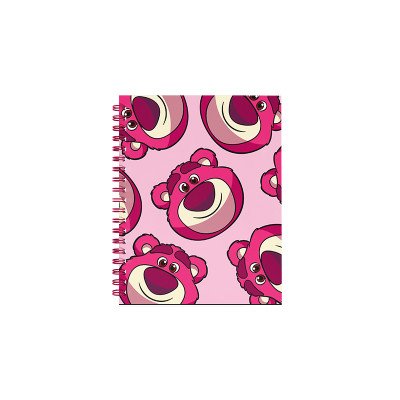Cuaderno 16x21 cm con espiral tapa dura Lotso I x 80 hojas rayado Mooving