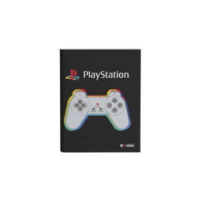 Cuaderno 16x21 cm tapa flexible PlayStation x 48 hojas rayado Mooving