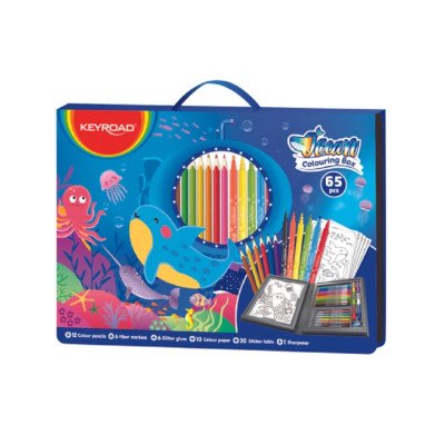 Maletín para colorear Ocean x 71 piezas Keyroad