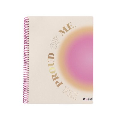 Cuaderno con espiral A4 tapa flexible Pastel I x 80 hojas rayado Mooving