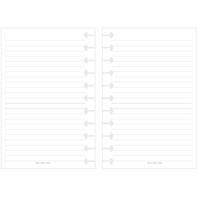 Repuesto rayado para cuaderno sistema de discos A4 Do Decorline