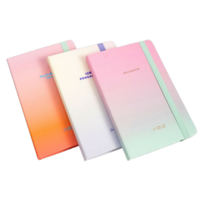 Cuaderno 14x21 cms Pastel Bullet Journal x 80 hojas FW