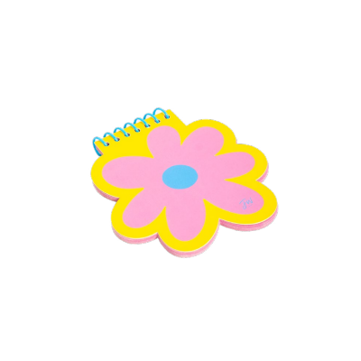 Libreta con espiral con forma x 30 hojas rayada FW