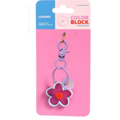 Llavero colgante Colorblock FW