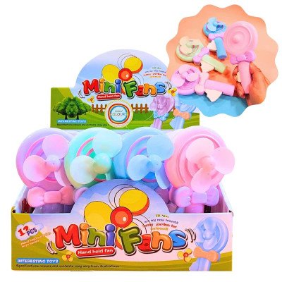 Ventilador de mano Chupetín pastel Colours