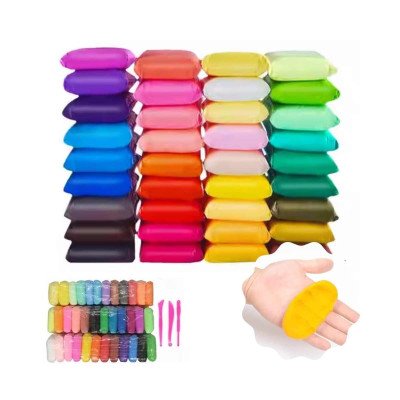 Masa x 36 colores con esteca plástica Colours