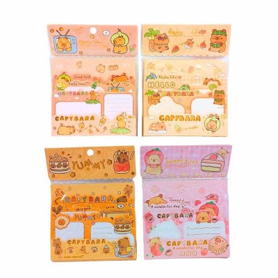 Notas adhesivas x3 formas Capybara Colours