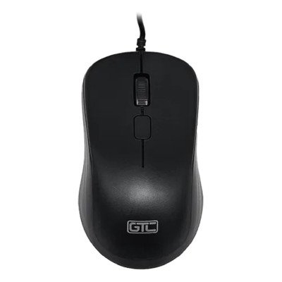 Mouse Óptico USB Negro MOG-108 ergonómico GTC