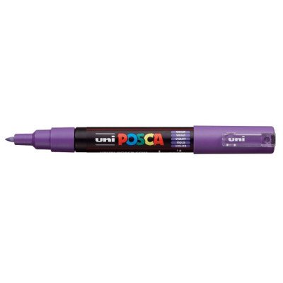 Marcador Fino 0.7 mm Posca Violeta PC-1M punta cónica Uni