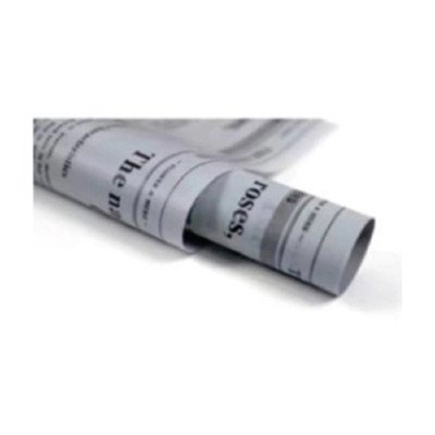 Papel coreano de 57x57 cm Gris texto Negro por unidad Ibico