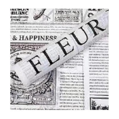 Papel coreano de 57x57 cm Blanco +Negro diario por unidad Ibico