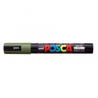 Marcador Posca PC-5M Verde Khaki Uni